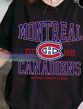 Montreal Canadiens Ice Hockey 1909 black color shirt VK13191