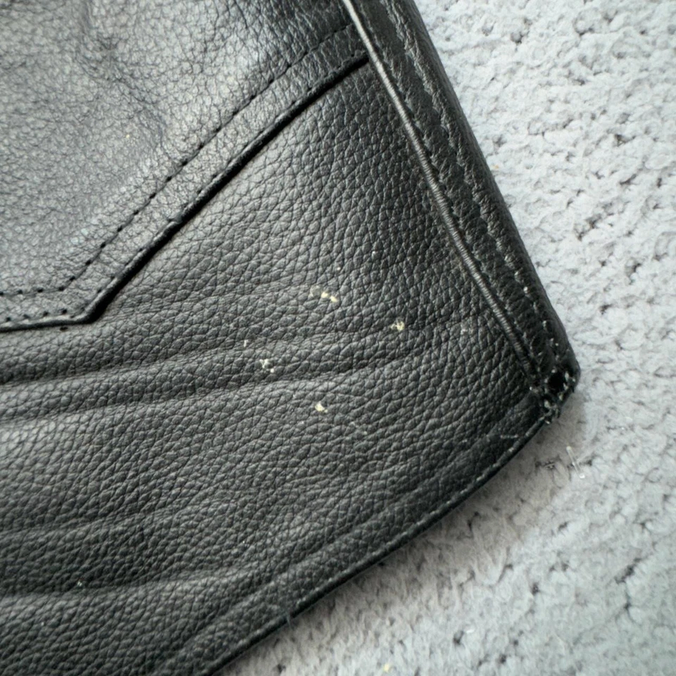 Bikers Dream Vest Men 46 Black Leather Flag Patches Pins Owners Group Bar Shield - Image 4 of 4