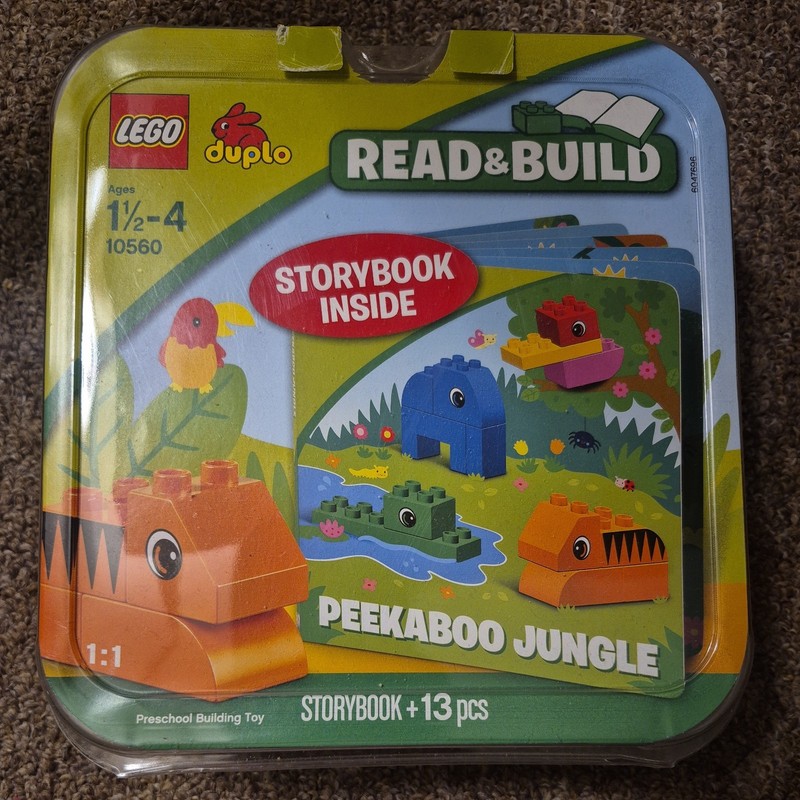 LEGO Duplo - 10560 Peekaboo Jungle - Complete Set & Book - Retired - Ships Fast!