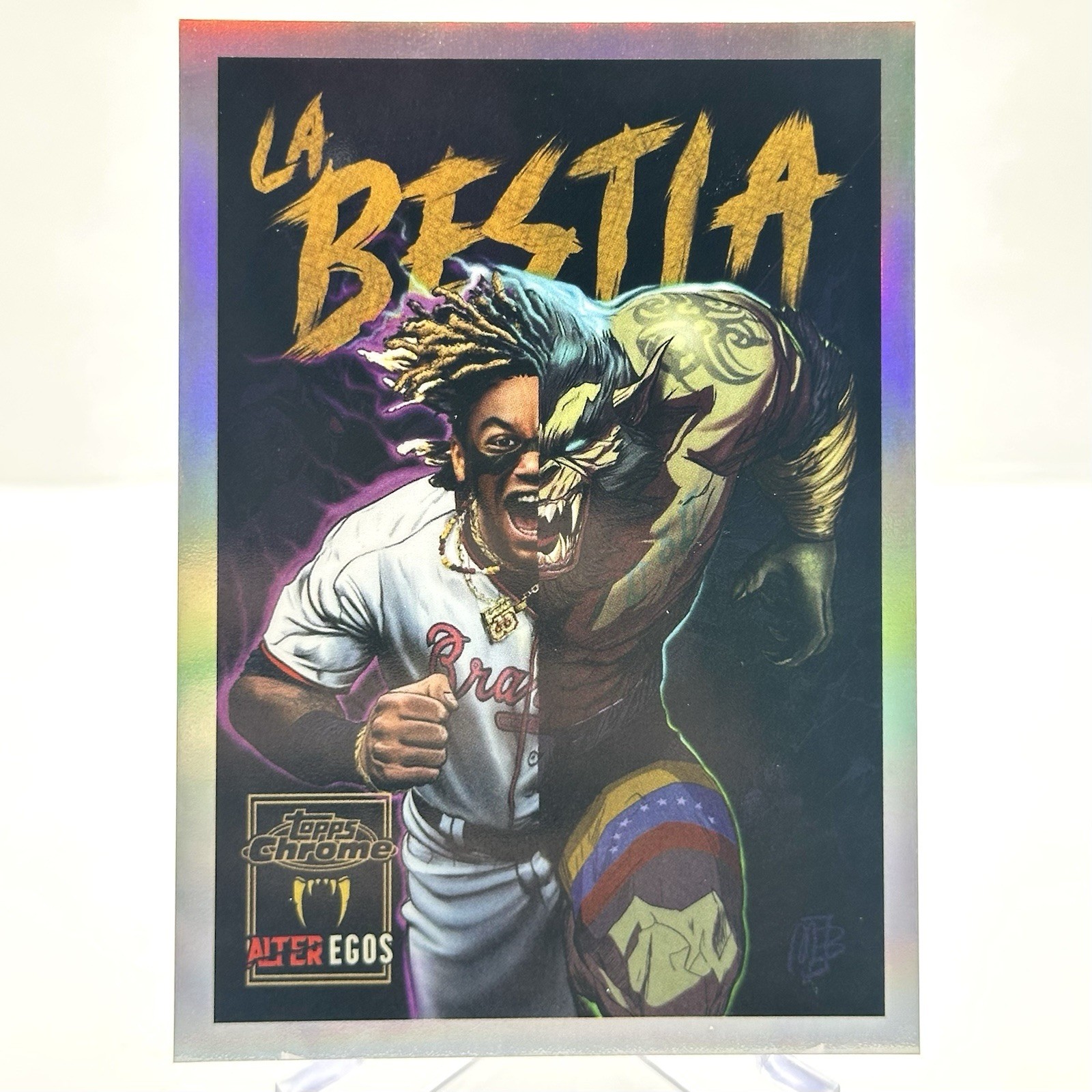 2025 Topps Chrome Update Ronald Acuna La Bestia Alter Egos SSP