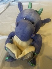Cuddle Barn Dalton the Storytelling Dragon Animated Plush Toy 12" Tested Works