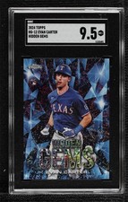 2024 Bowman Topps Chrome Hidden Gems Evan Carter #HG12 SGC 9.5 Mint+ 11s9