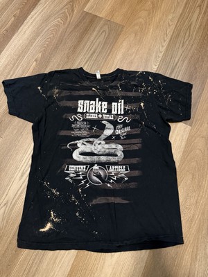 Snake Oil Elixir Vitae Black Graphic T Shirt Size XL