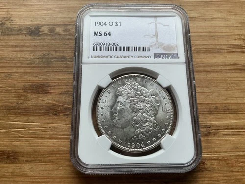 1904-O  MORGAN SILVER DOLLAR  NGC MS 64