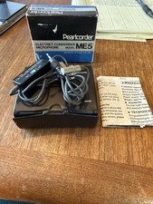 Vintage Olympus Pearlcorder Model ME5 Electret Condenser Microphone. Tested 