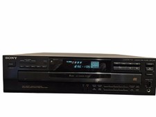 Sony 5 Disc Changer CD Player Tested Works CD-C445