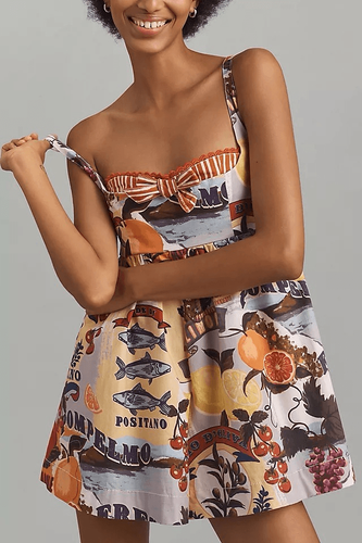 NWOT Anthropologie Maeve Layered Bustier Romper Size XXS - Picture 3 of 13
