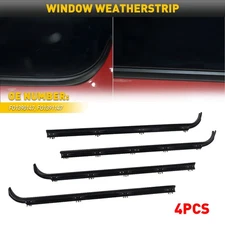 Inner & Outer Window Sweep Felts Weatherstrip Seals 4 Pc Kit Set Fits Ford Truck