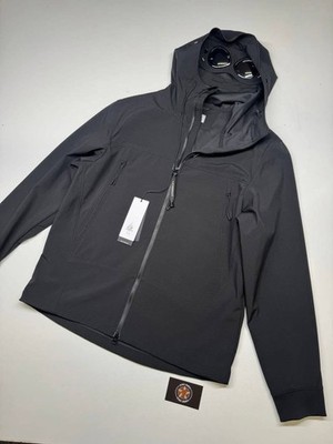 CP Company 002A C.P. Shell-R Brillenjacke in schwarz - EU 44 / XS.   / P2P 20''