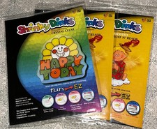 Lot Shrinky Dinks Frosted Ruff Crystal Clear Shrinkable Plastic Qty 26 Sheets