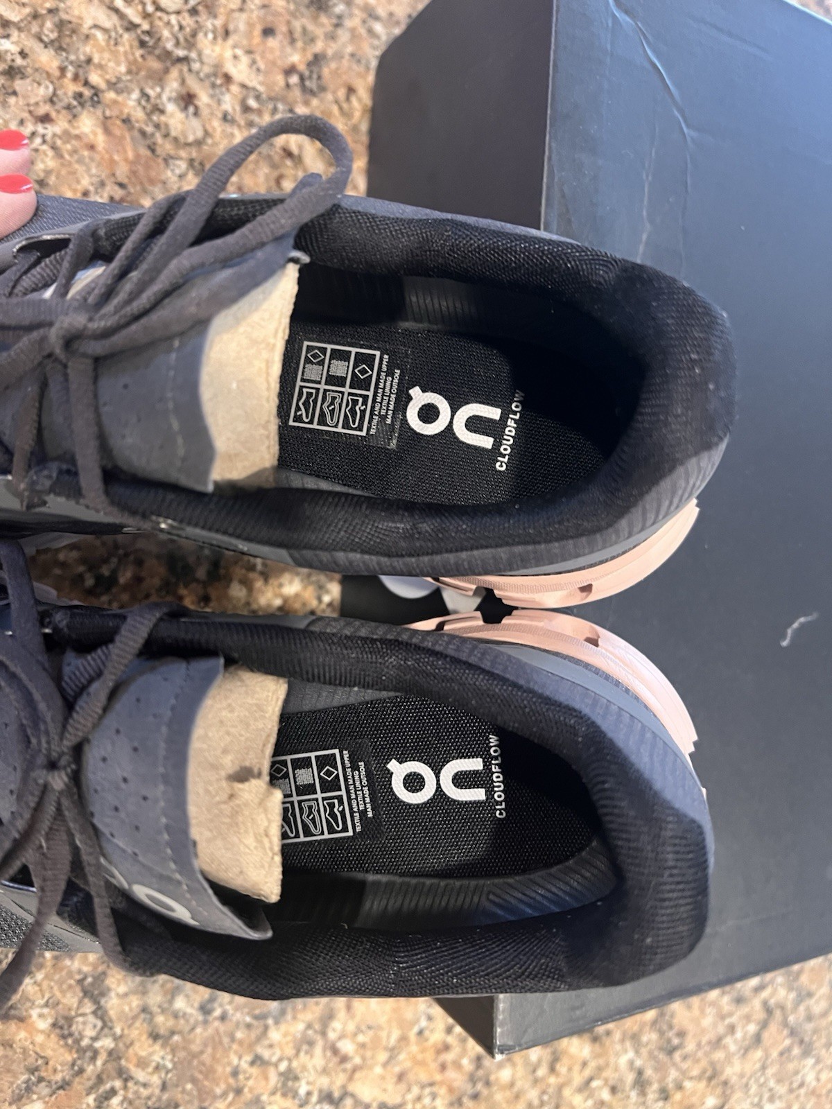 On Cloudflow Rock Rose Lightweight Breathable Sne… - image 3