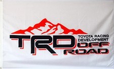 Bandera de camión todoterreno Toyota TRD - Desarrollo de carreras Auto Logo Show EE. UU.