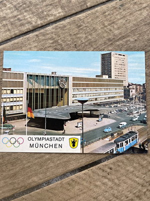 Gedenkpostkarte zur Olympischen Spiele München 1972 unbespielt 