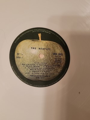 The Beatles White Album White Vinyl French Pressing Apple Records