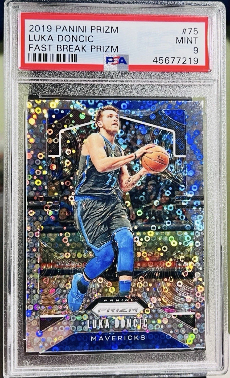 2019-20 Panini Prizm - Luka Doncic #75 Fast Break Prizm