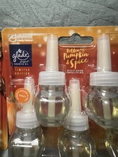 Lot of 2 Glade Plugins Scented Oil Refills 5 Pack Golden Pumpkin  Spice  10