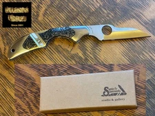 Spyderco Kiwi Apache Gold Santa Fe Stoneworks Knife