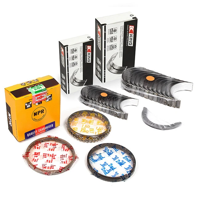 Anillos de pistón rodamientos de varilla principal aptos para 88-95 Honda Civic De So CRX 1.5 D15B7 D15B2 Foto 2 de 4