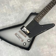 Explorer electric guitar gradation black
