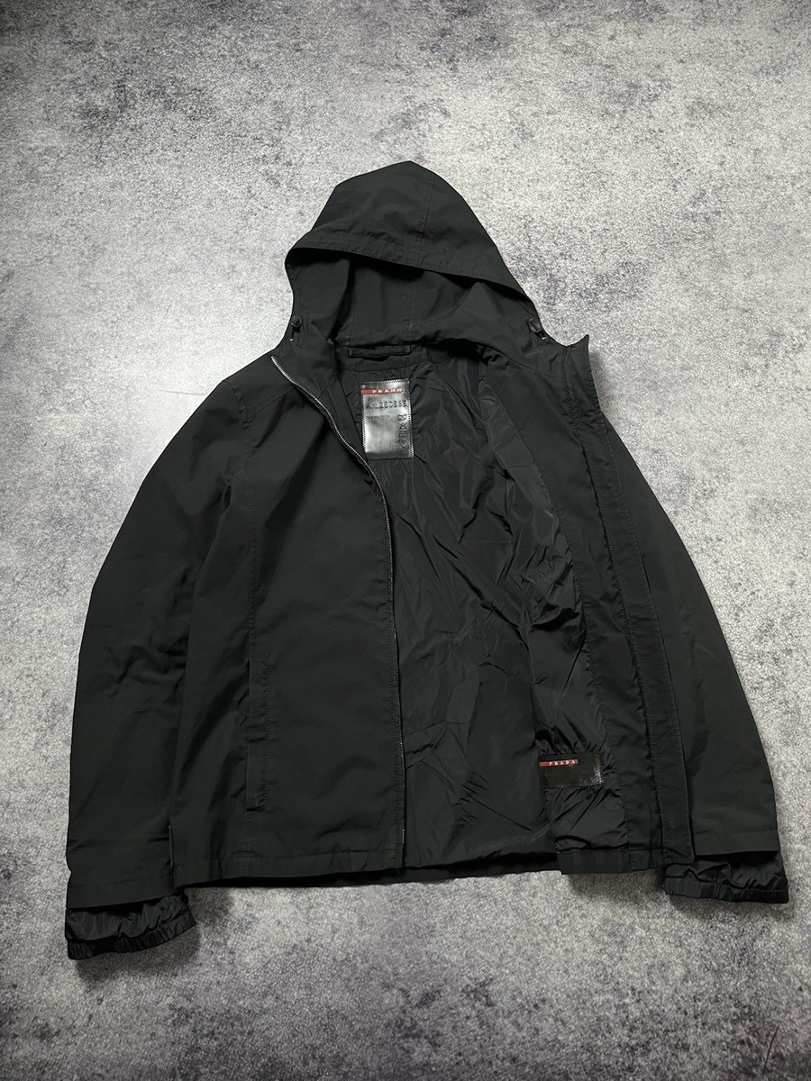 🔥00's Prada Sport Tab Archive Vintage Hooded Y2k Jacket | eBay