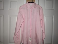 NWT New CALVIN KLEIN Men's 15 1/2 34/35 Pink Dress Shirt Non Iron Slim Fit