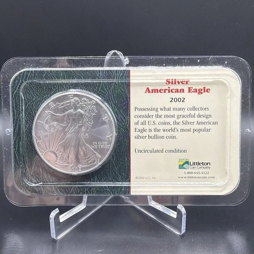 2001 American Eagle Silver Bullion Coin | Littleton Coin Co| .999 Uncirculated