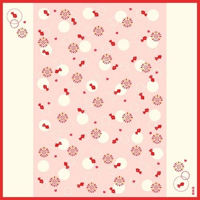 Hamamonyo small cloth wrapping cloth 50cm maiden goldfish
