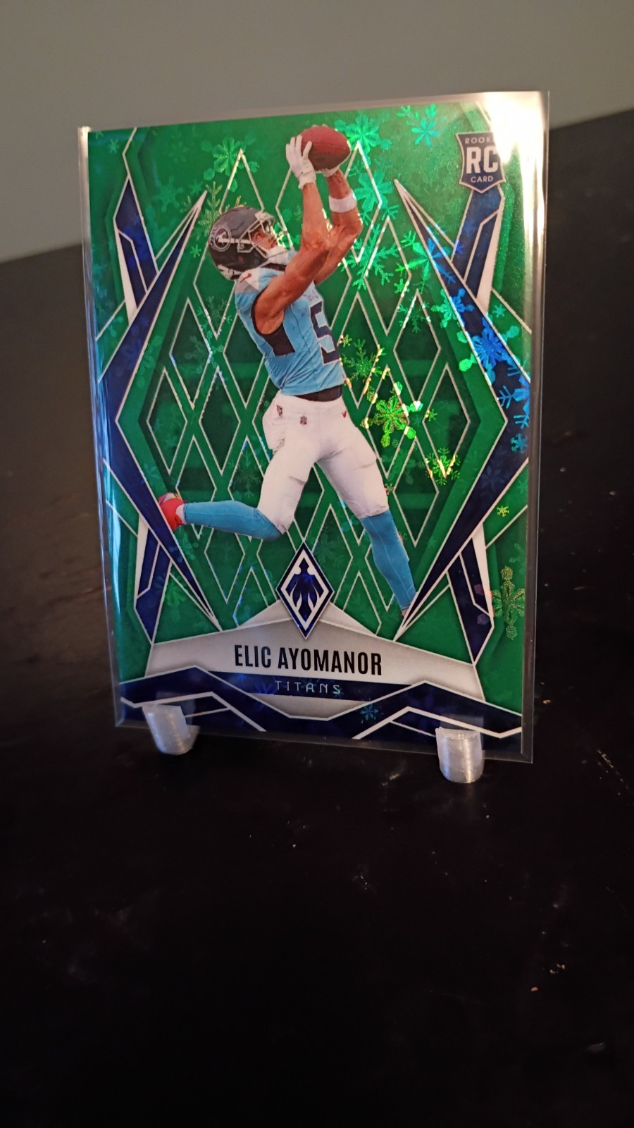 2025 Panini Phoenix - Rookies Elic Ayomanor #167 Phoenix /149 (RC) Green Winter