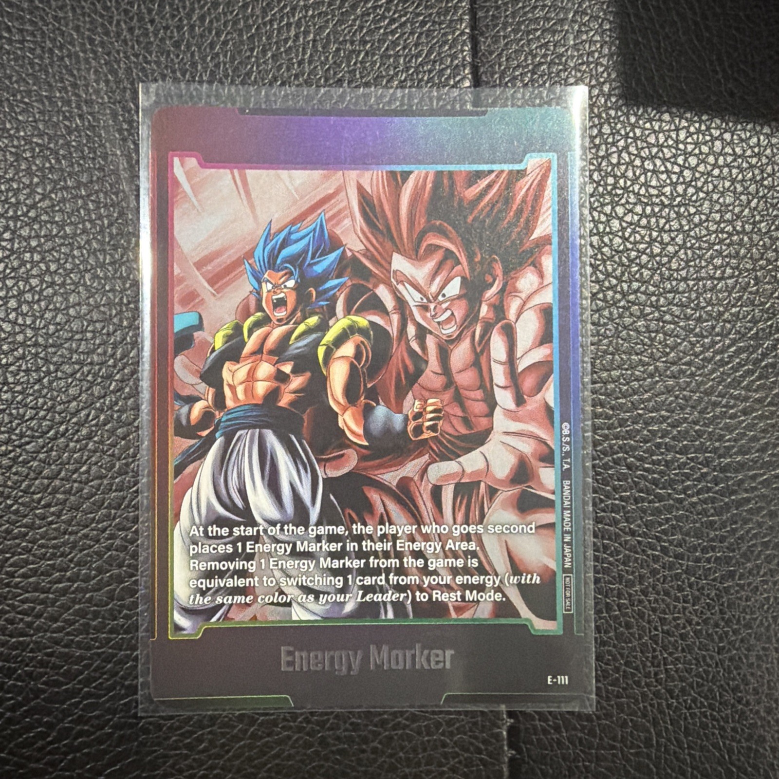 Marcador de energía Dragon Ball Fusion World E-111 Gogeto