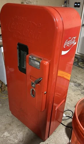 1939 Vintage Coca-Cola Soda Bottle Vending Machine Collectible - Restored