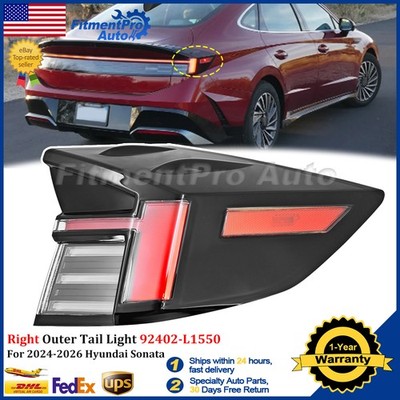NEW Full LED Outer Tail Light Right Side 92402-L1550 For Hyundai Sonata 2024-26