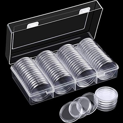40 mm Silver Eagles Coin Capsules Coin Case Coin Holder Storage Container with