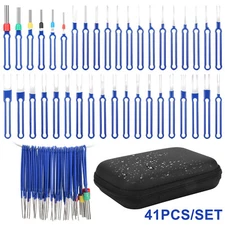 41PCS Wire Terminal Connectors Pin Ejector Extractor Electrical  Remove Tool