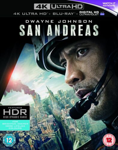 San Andreas (2015) (4K UHD Blu-ray) Alexandra Daddario Archie Panjabi - Picture 1 of 2