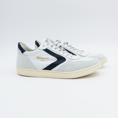 New Davis Valsport 1920 Sneakers uomo in pelle e NYLON MESH bianco verde  evergreen -8 | Omero Abbigliamento