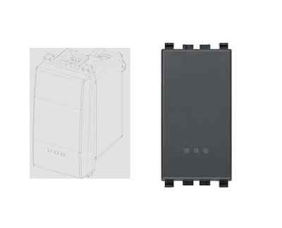 VIMAR 20008 ILLUMINABLE BUTTON 1P NO 16 AX GREY EIKON SERIES