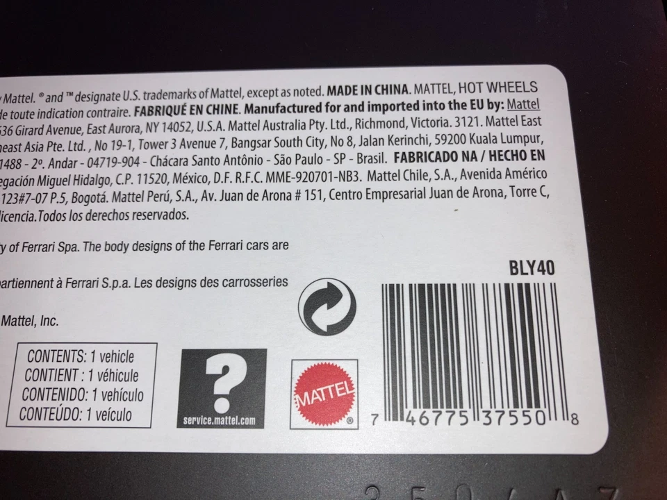 BLY40 HOT WHEELS ELITE 1 18 FERRARI F1 312 T2 MONACO GP 1976 LAUDA SEALED RARE - Immagine 4 di 4