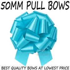 Large 50mm Pull Bow Quality Gift Present Wrap Ribbon Wedding Car Birthday Party