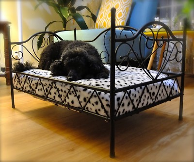 iron dog bed frame