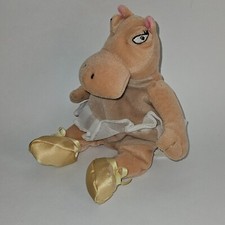 VTG Fantasia Hippo Disney 8" Bean Bag Plush Stuffed Animal Toy
