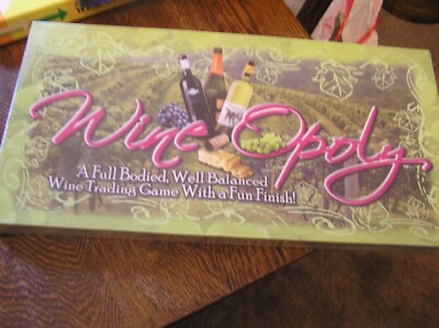 Late For the Sky WINE~OPOLY Full Bodied Well Balanced Trading Game w/ Fun Finish