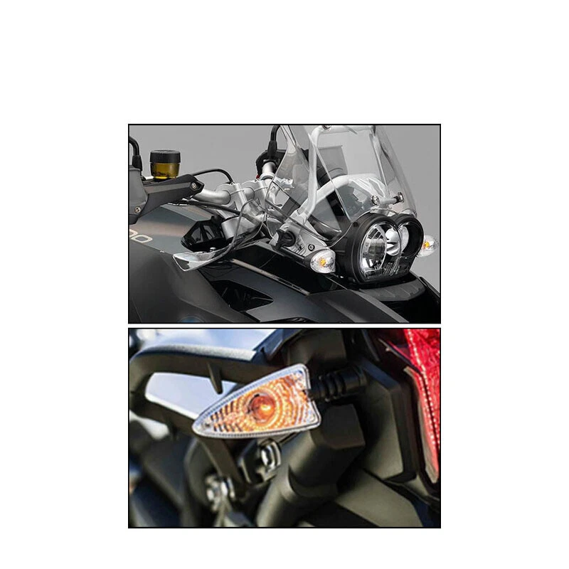 Front/Rear Pair Turn Signals Indicators Light Lamp for Triumph Tiger 800 1050 - Image 3 of 4