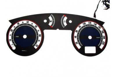 Renault Scenic 1999-2003 after lifting design 2 glow gauge plasma dials tachosch
