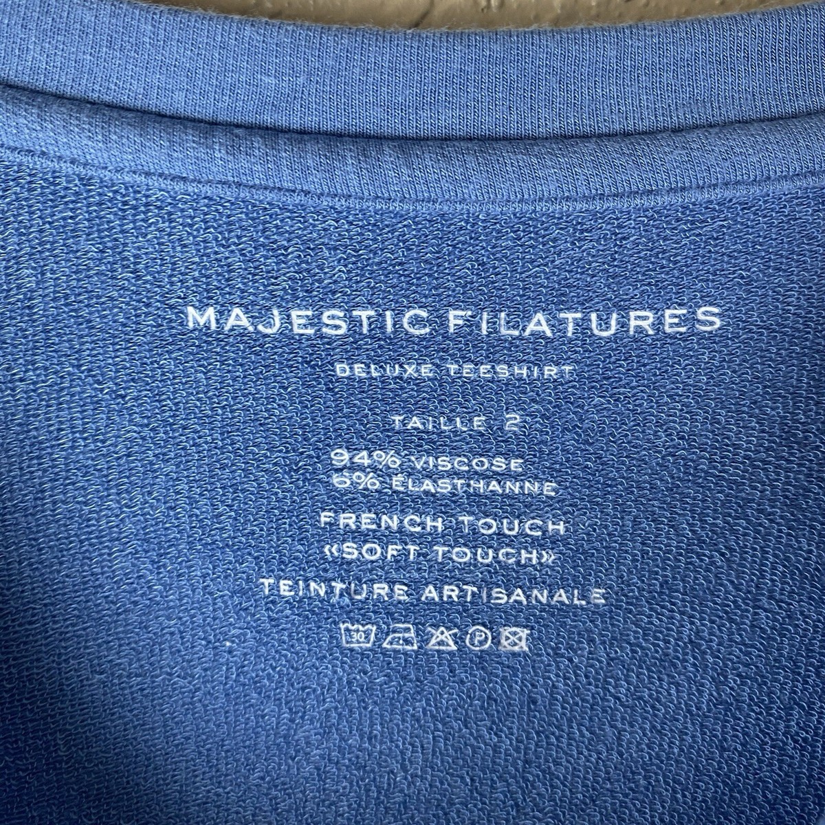 majestic filatures deluxe tricot【size S】 Majestic Filatures Size 2 S Deluxe Tee Shirt Soft Touch Baby