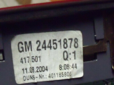 234323 Bremsleuchte mitte OPEL Astra H Caravan 24451878 online  