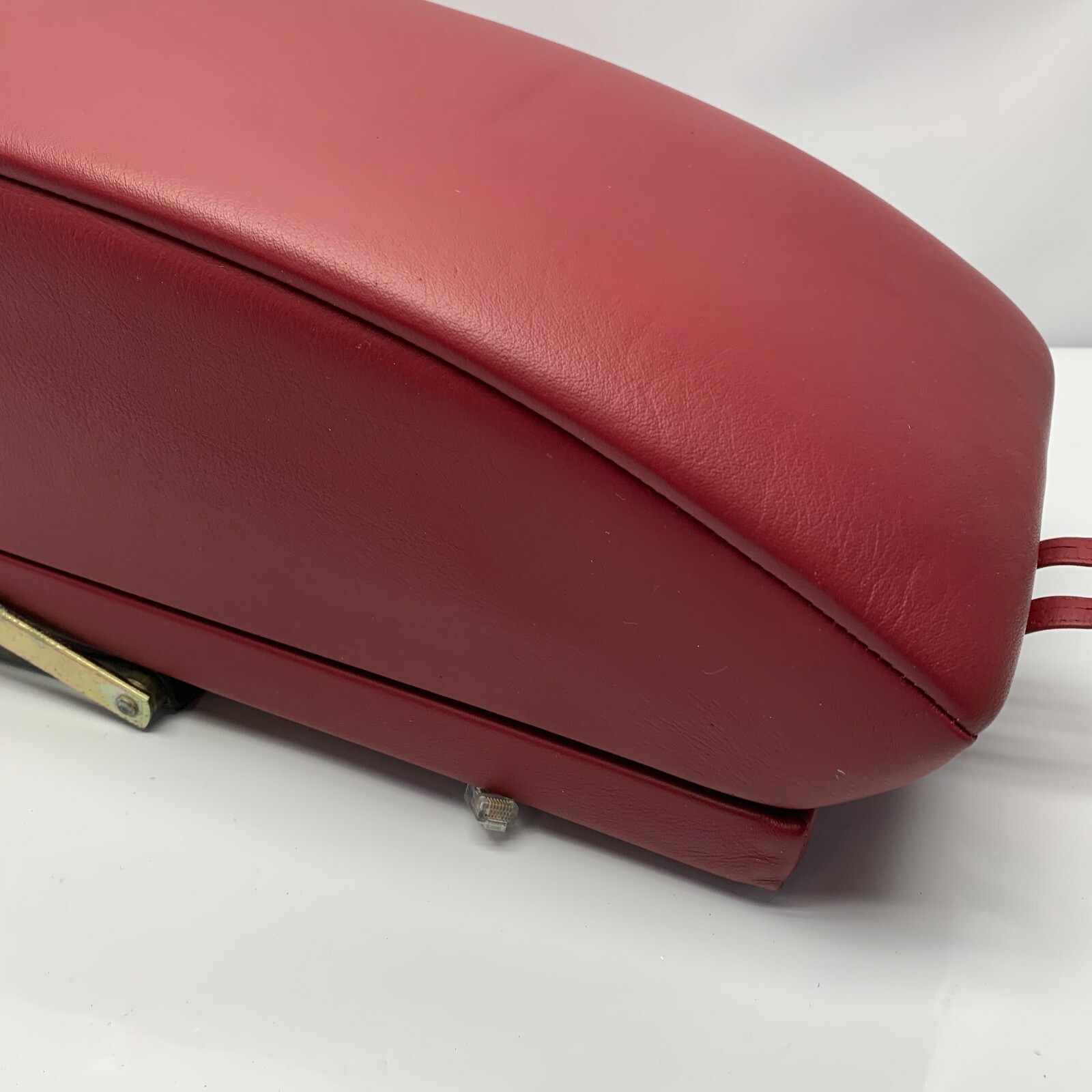 1994 -1998 Bentley Brookland Rear Center Console Leather Red Armrest Trim OEM 