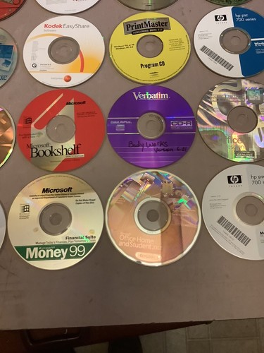 Lotto antivirus programma CD vintage installazione mouse fotografico Microsoft Adobe HP - Foto 6 di 7