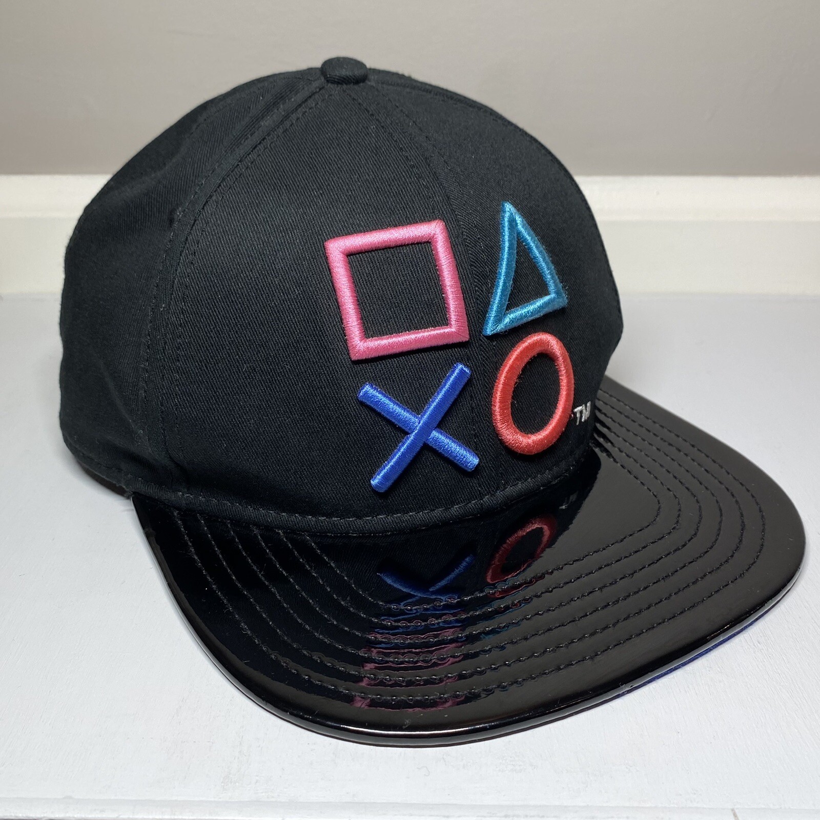 Playstation Controller Buttons Vegan Leather Brim… - image 10