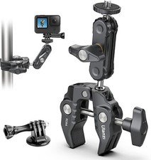 ULANZI Super Clamp Camera Clamp Mount Monitor 360  Ballhead Magic Arm Double