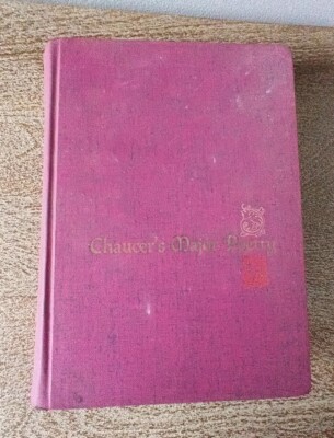CHAUCER'S MAJOR POETRY By Albert C Baugh Hardcover Vintage Textbook 1963